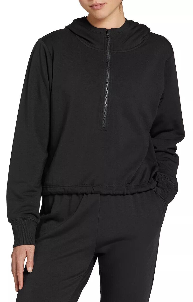 

Женская худи So Soft на молнии 1/2 Dsg, черный