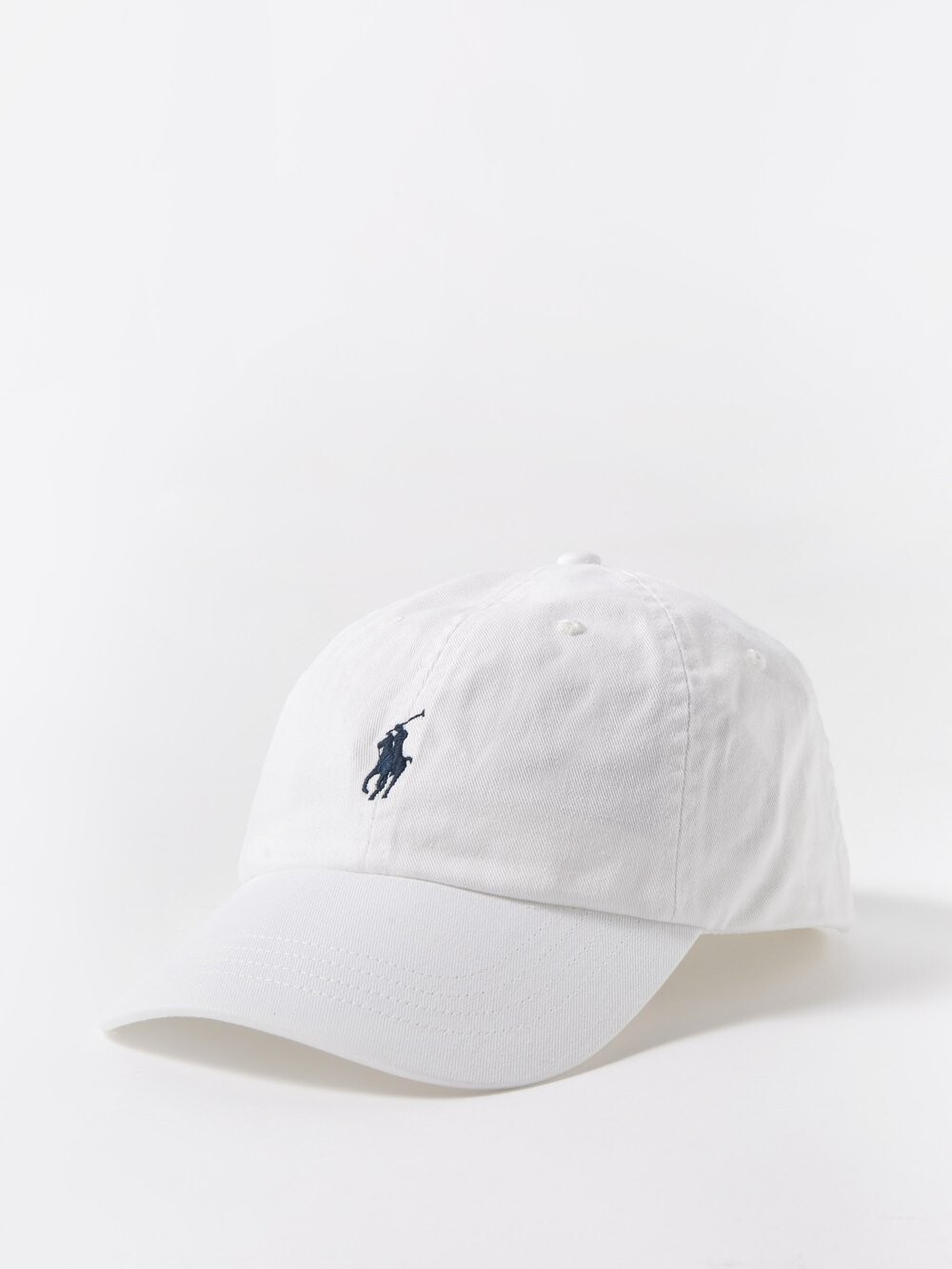 

Бейсболка из хлопкового твила с вышитым логотипом Polo Ralph Lauren, белый