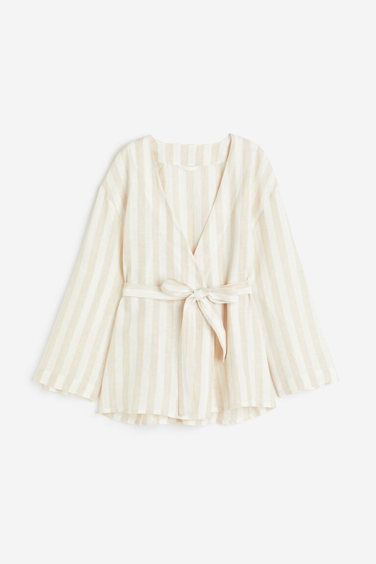 

Льняной халат H&M