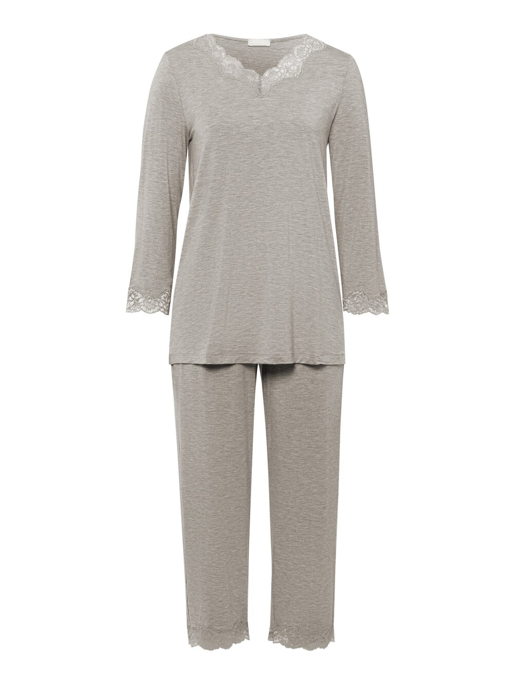Пижама Hanro Natural Elegance, пестрый серый