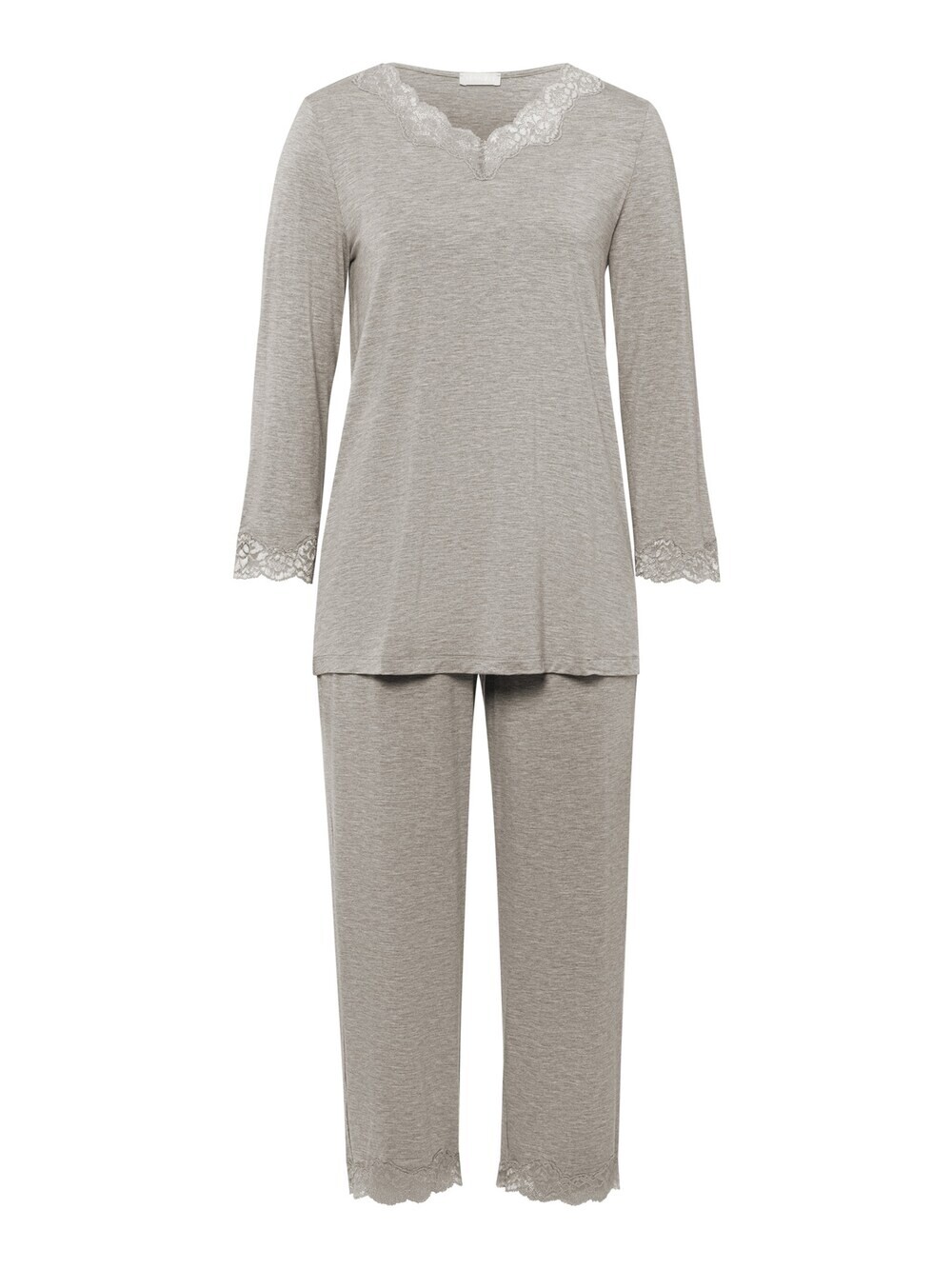

Пижама Hanro Natural Elegance, пестрый серый