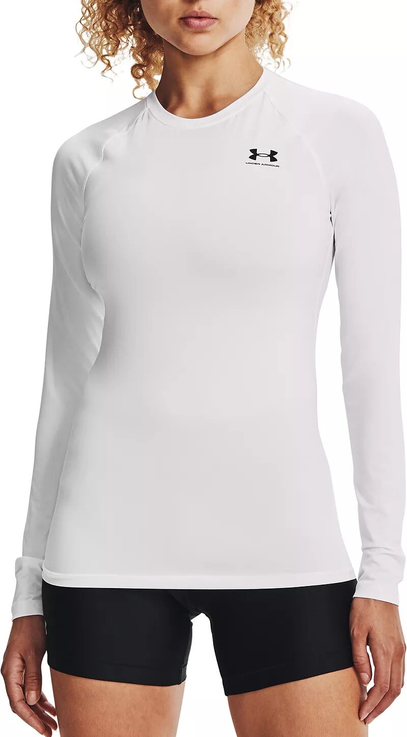 Женская компрессионная рубашка с длинными рукавами Under Armour HeatGear, белый