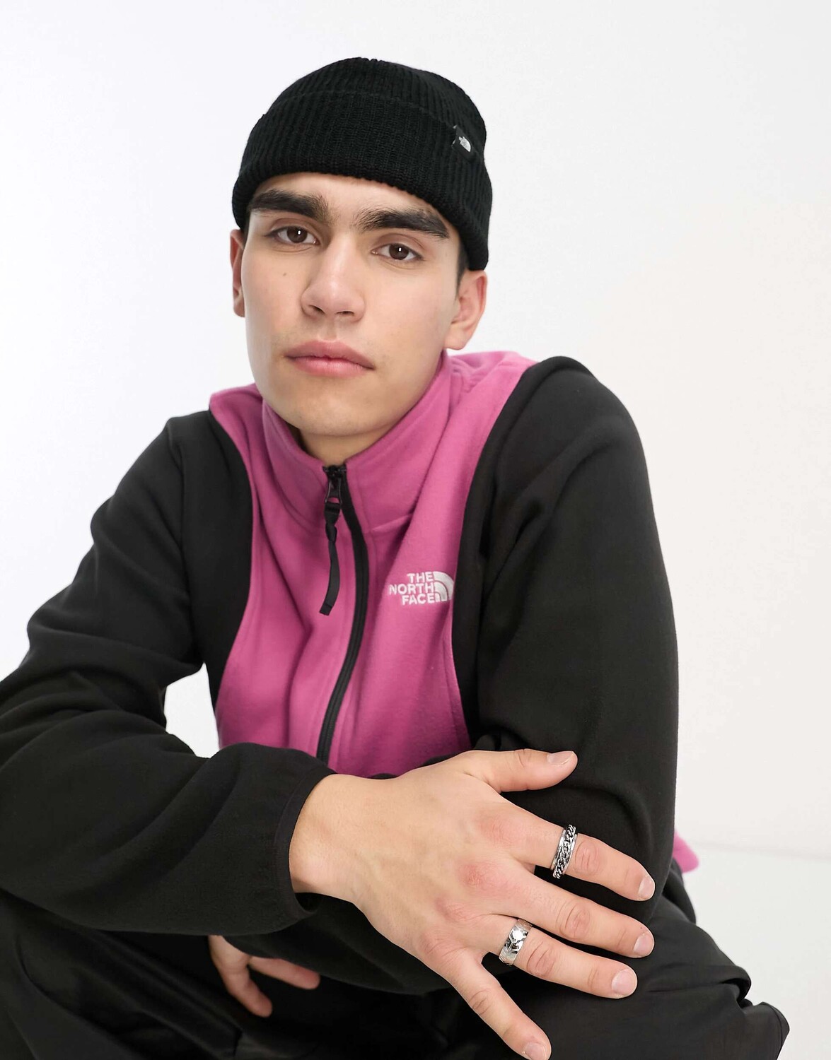 

Черная шапка-бини The North Face Freebeenie
