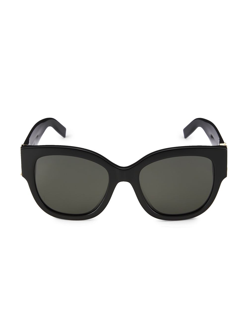 

Солнцезащитные очки "кошачий глаз" Monogram 56MM из ацетата Saint Laurent, черный