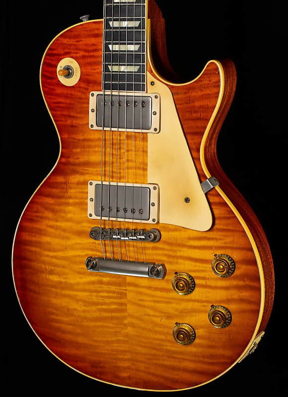 цена Электрогитара Gibson Custom Shop 1959 Les Paul Standard Brazilian Rosewood Tom's Tea Murphy Lab Aged