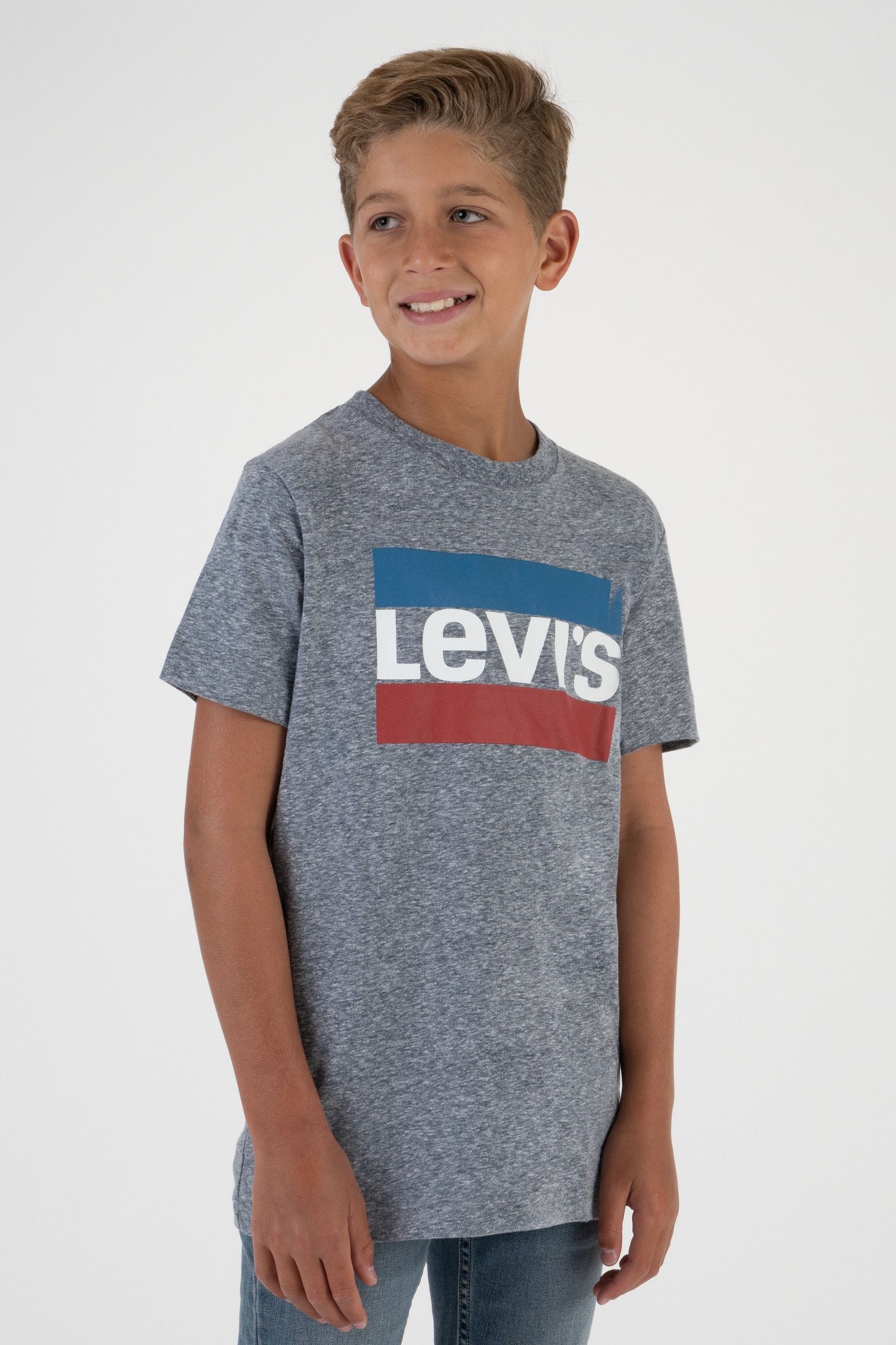 Спортивная футболка с логотипом Levi's, серый