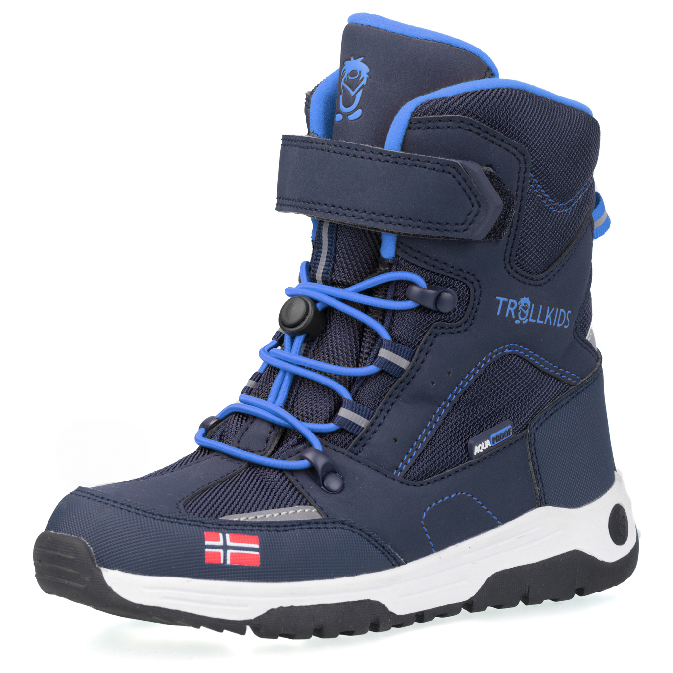 цена Зимние ботинки Trollkids Kid's Lofoten Winter Boots XT, цвет Navy/Medium Blue
