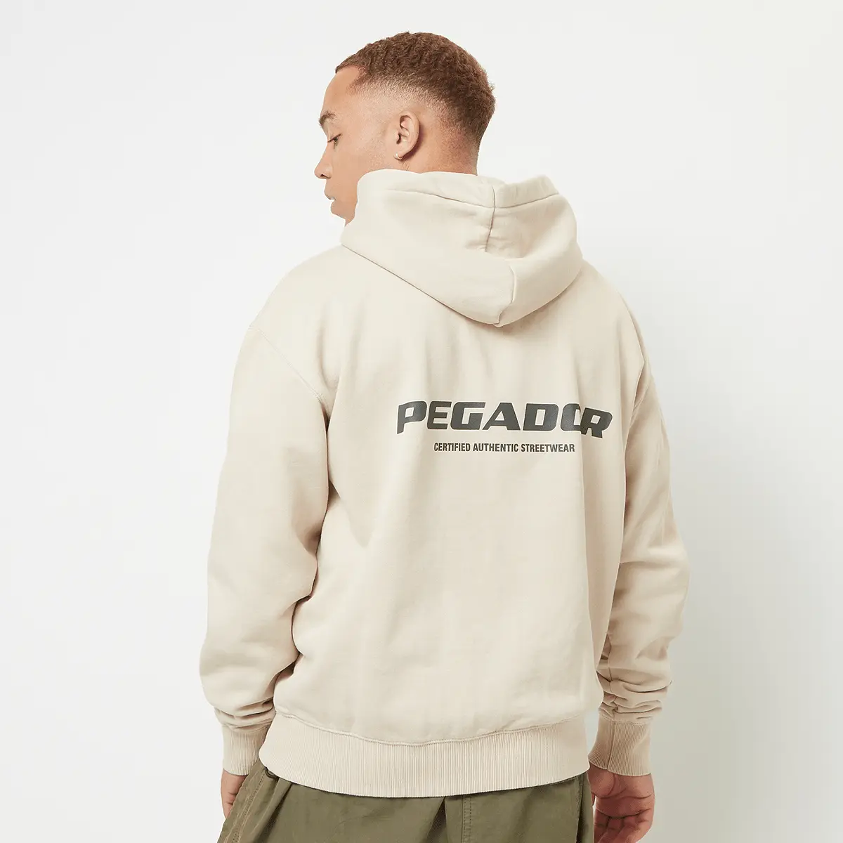

Худи Pegador Colne Logo Oversized, бежевый