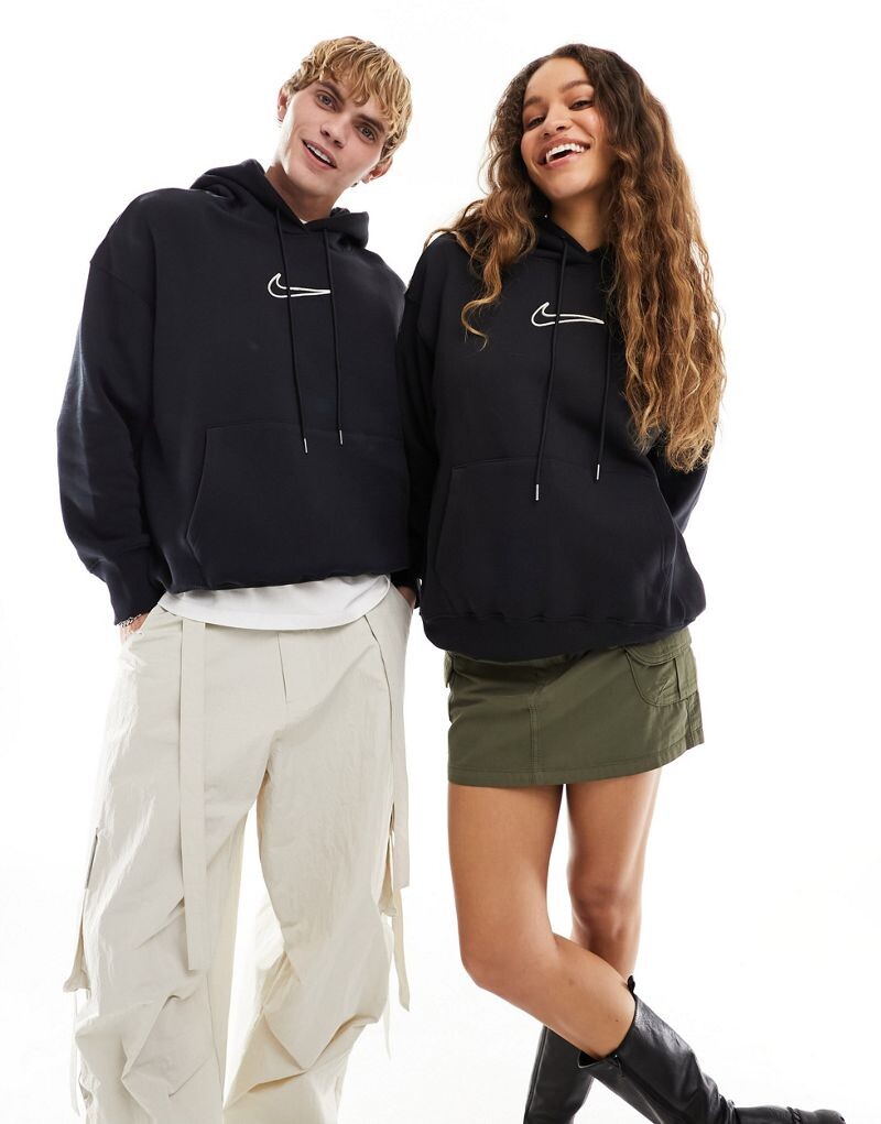 

Nike — Midi — толстовка унисекс черного цвета с логотипом