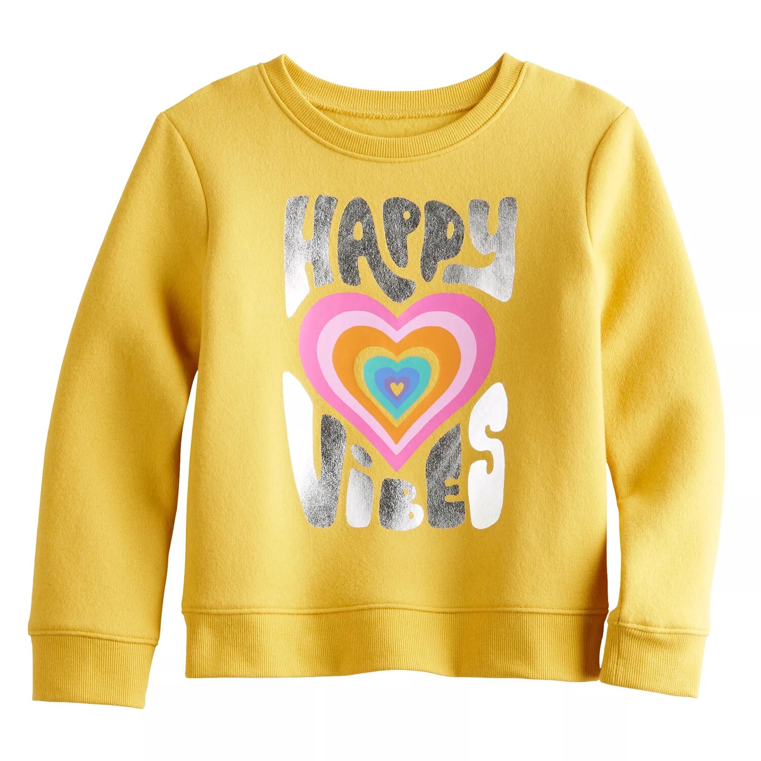 

Флисовый пуловер с круглым вырезом и рисунком Jumping Beans для девочек 4–12 лет Jumping Beans