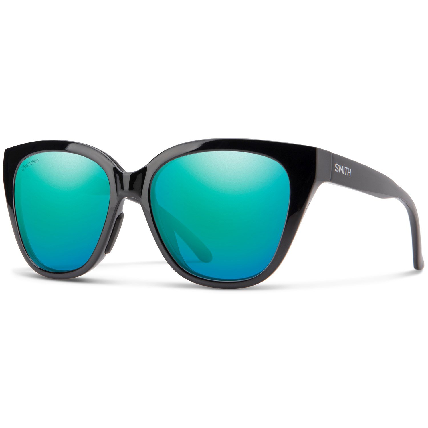 цена Солнцезащитные очки Smith Era, цвет Black/ChromaPop Polarized Opal Mirror