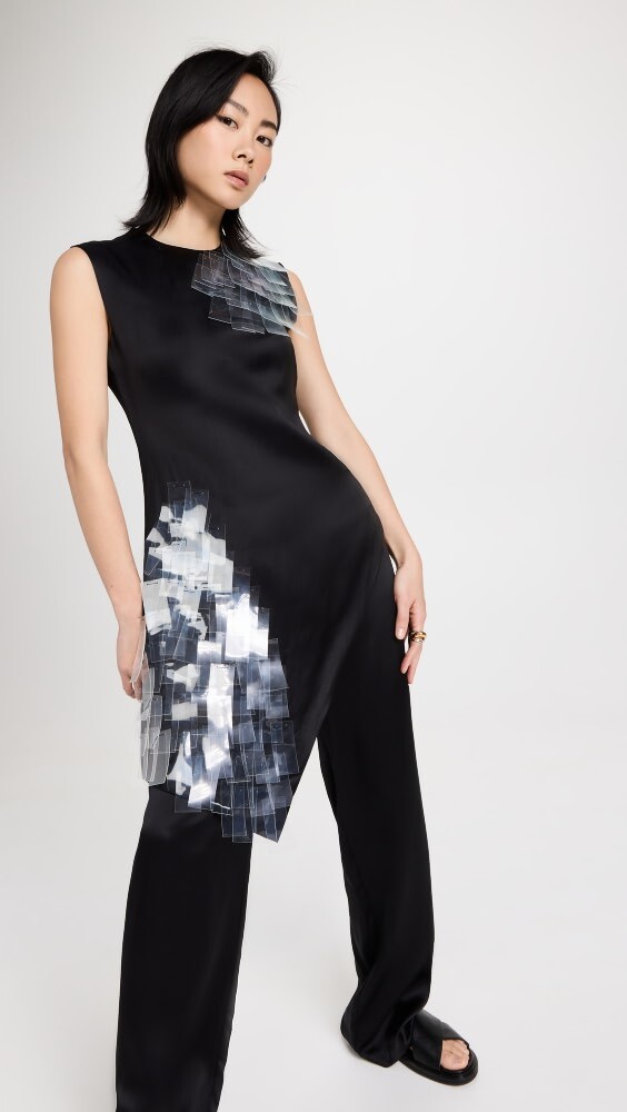 

Топ A.W.A.K.E. MODE Sleeveless Asymmetric, черный