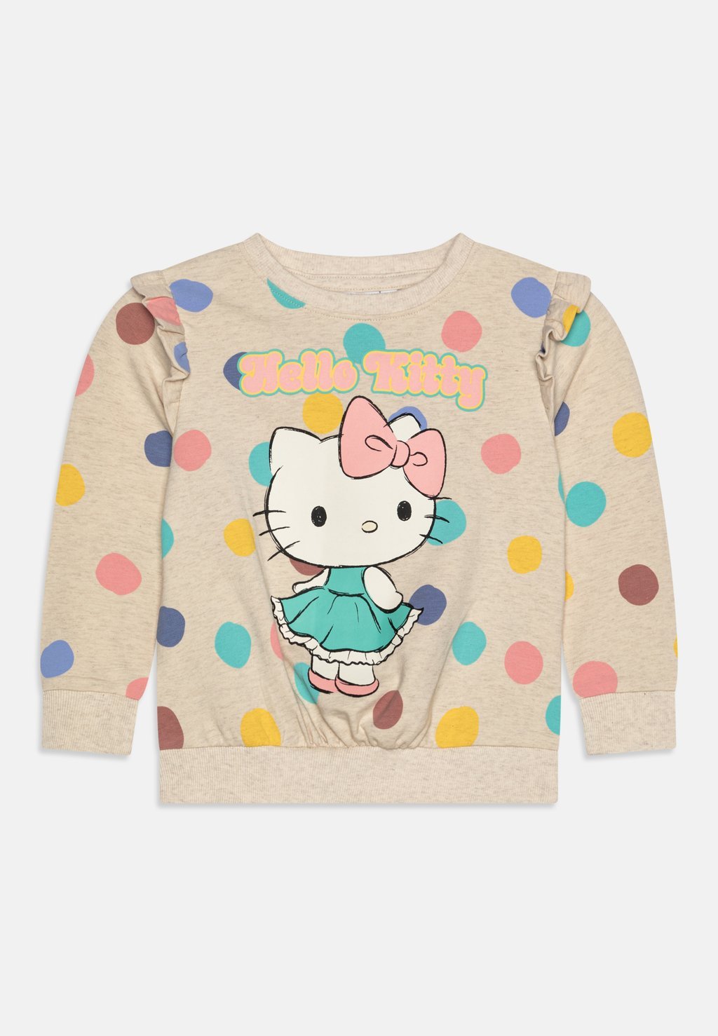 

Толстовка Nmfjasa Hellokitty Name it, цвет peyote melange