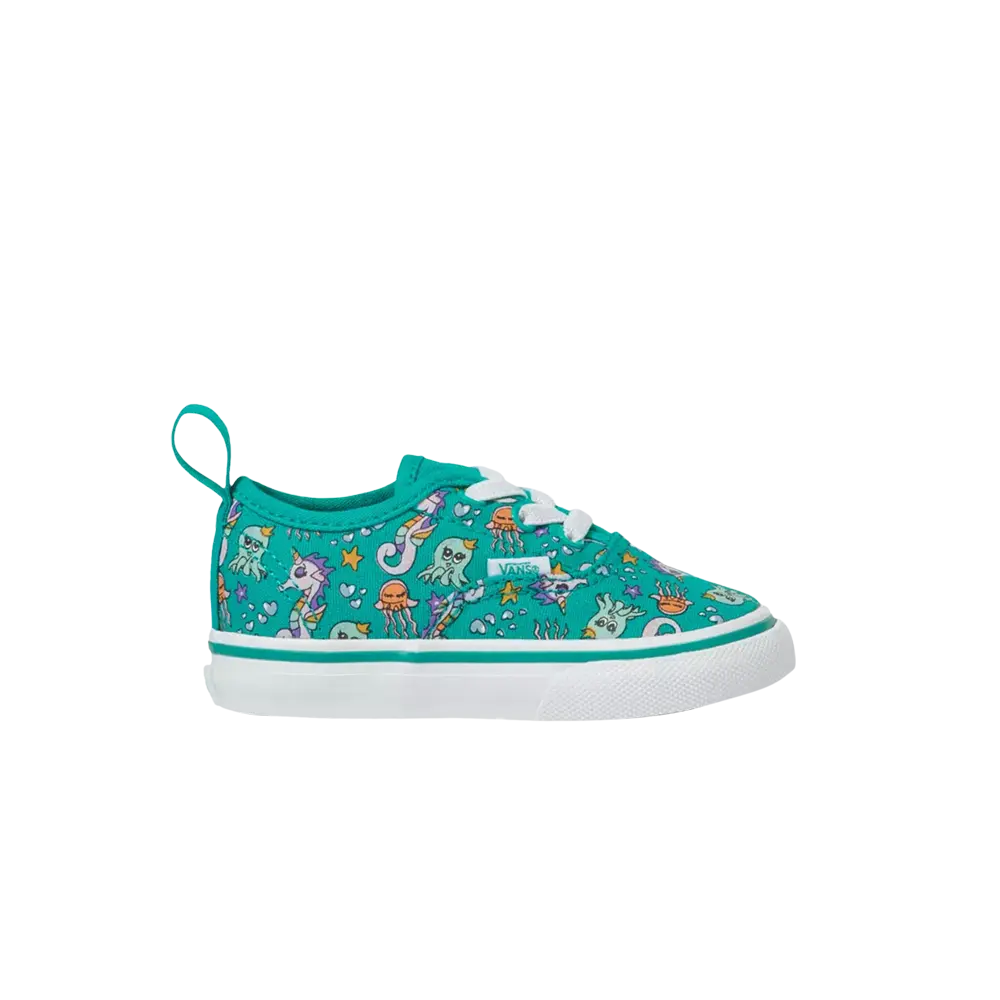 

Кроссовки Authentic Elastic Toddler Vans, зеленый