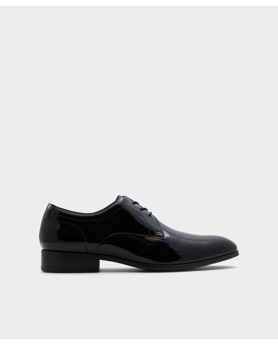 Мужские черные кожаные туфли на шнуровке Aldo, черный