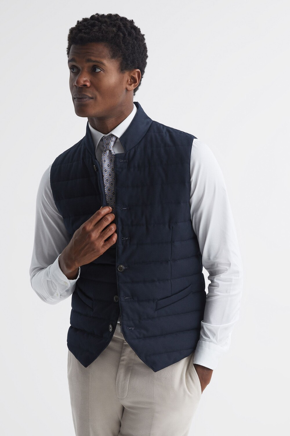 

Стеганый пармский корень Reiss, синий