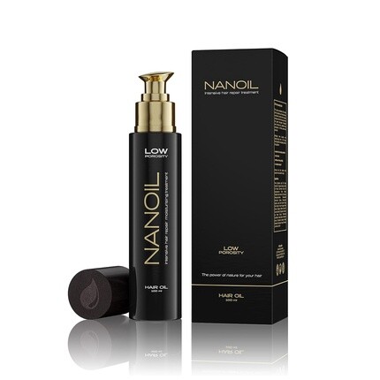 

Масло для волос для низкой пористости, Nanoil