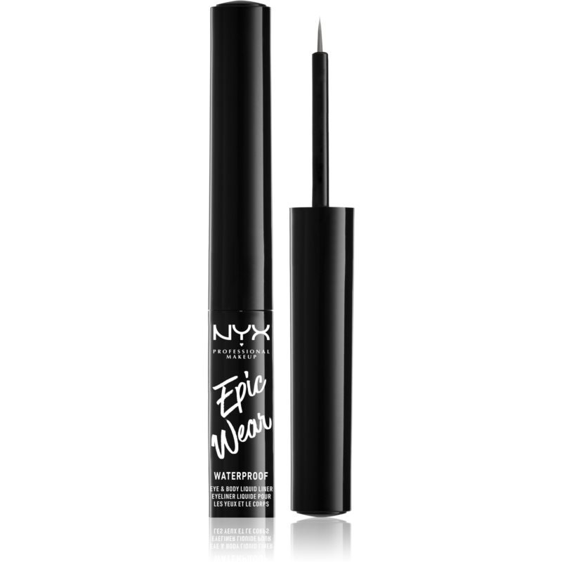 

NYX Professional Makeup Epic Wear Metallic Liquid Liner стойкая гелевая подводка для глаз оттенок 02 — Gun Metal 3,5 мл