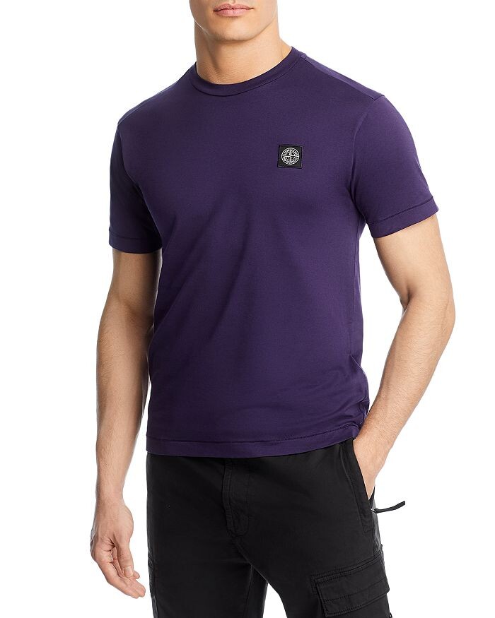 

Футболка Slim Fit с логотипом Stone Island, Фиолетовый