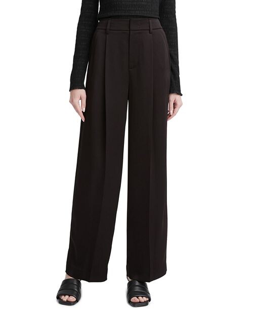 

Широкие брюки Vince, цвет Black