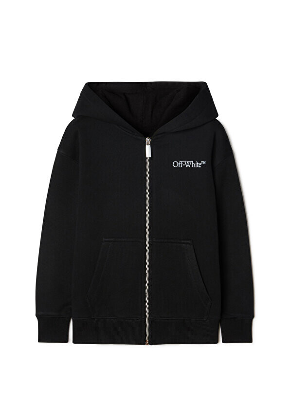 

Черно-белый свитшот для мальчика с логотипом Off-White, Черный