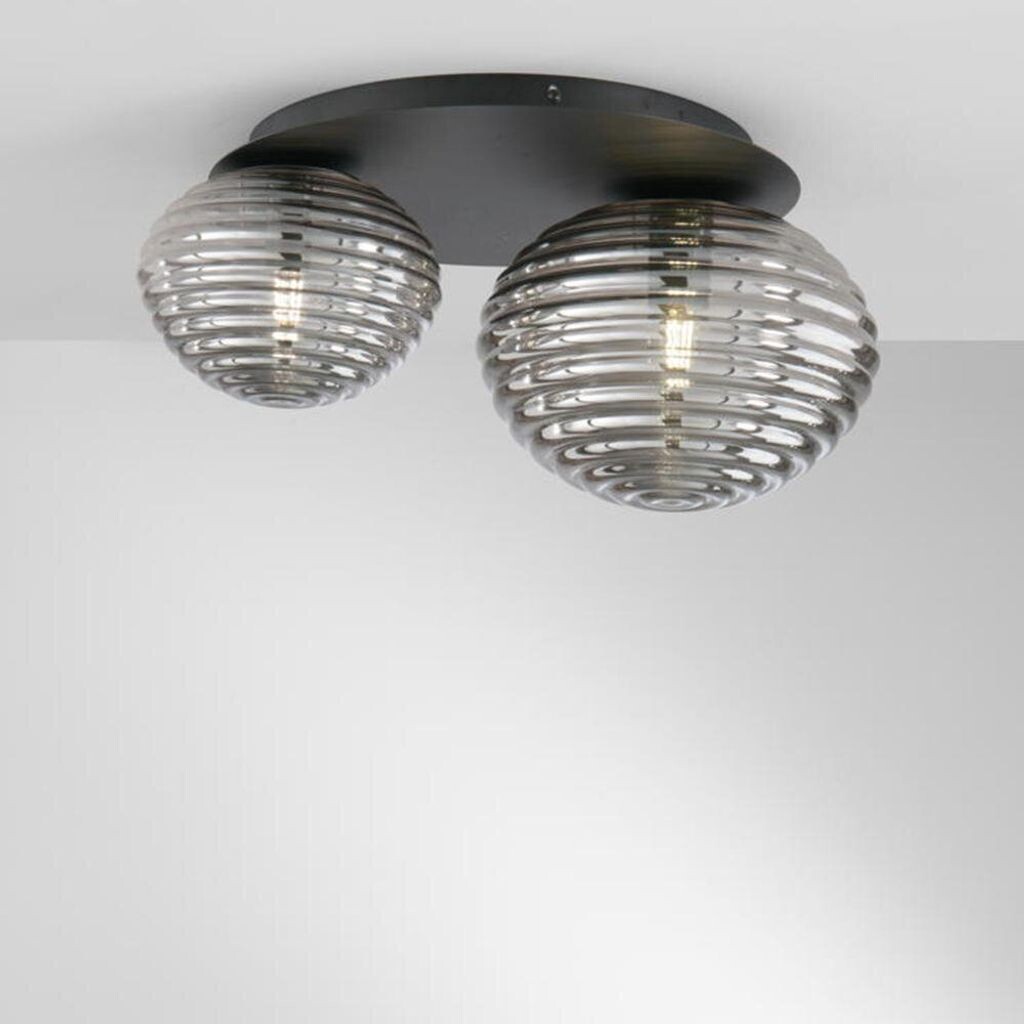 

Потолочный светильник ECO-LIGHT Ripple черно-прозрачный и черный E27, 2 лампы Eco-Light Leuchten GmbH