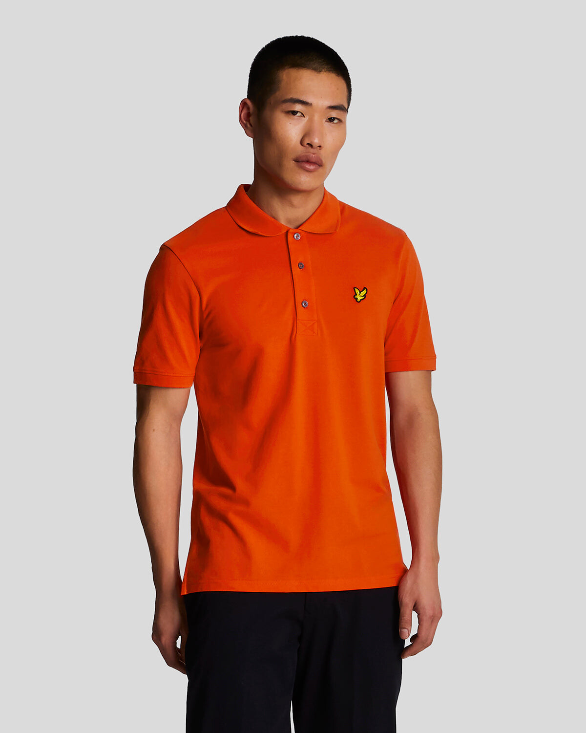 

Рубашка-Поло мандаринового танго Lyle & Scott, оранжевый