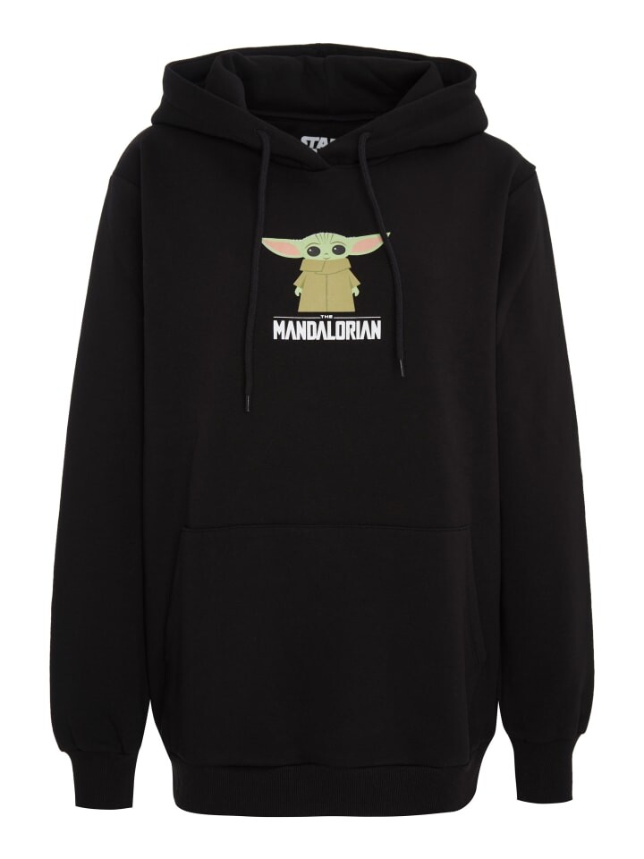 

Худи Recovered Star Wars The Mandalorian Baby Yoda, черный