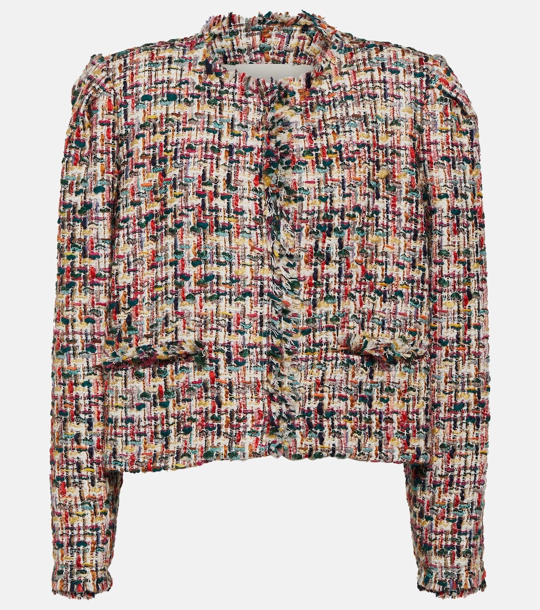 

Куртка Zingya из смесовой шерсти ISABEL MARANT, разноцветный, Серый