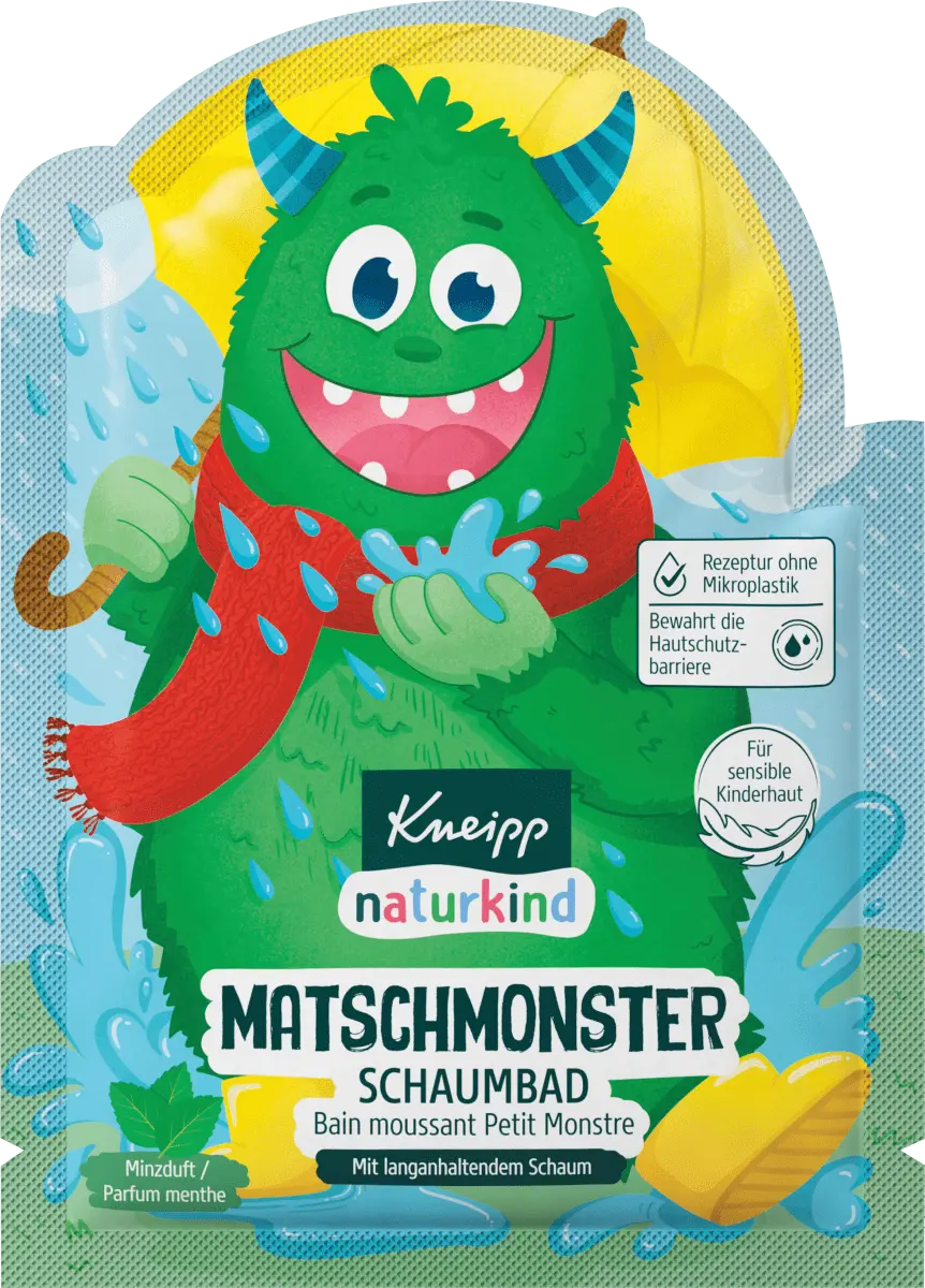 

Грязевой монстр для пенной ванны 40 мл. Kneipp Naturkind