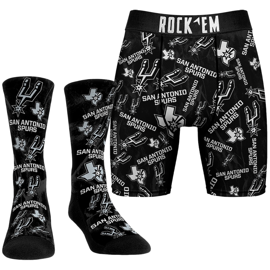 

Носки Rock Em Socks San Antonio Spurs, черный