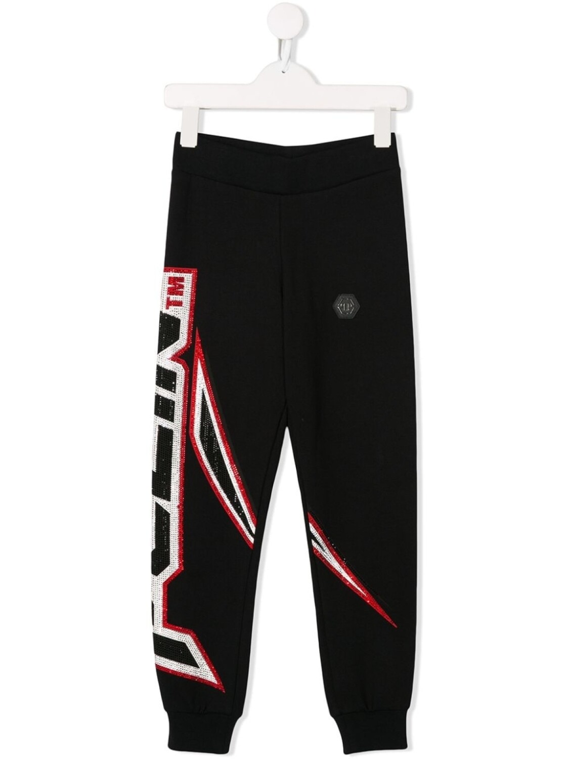 

Philipp Plein Junior спортивные брюки Space Plein, черный
