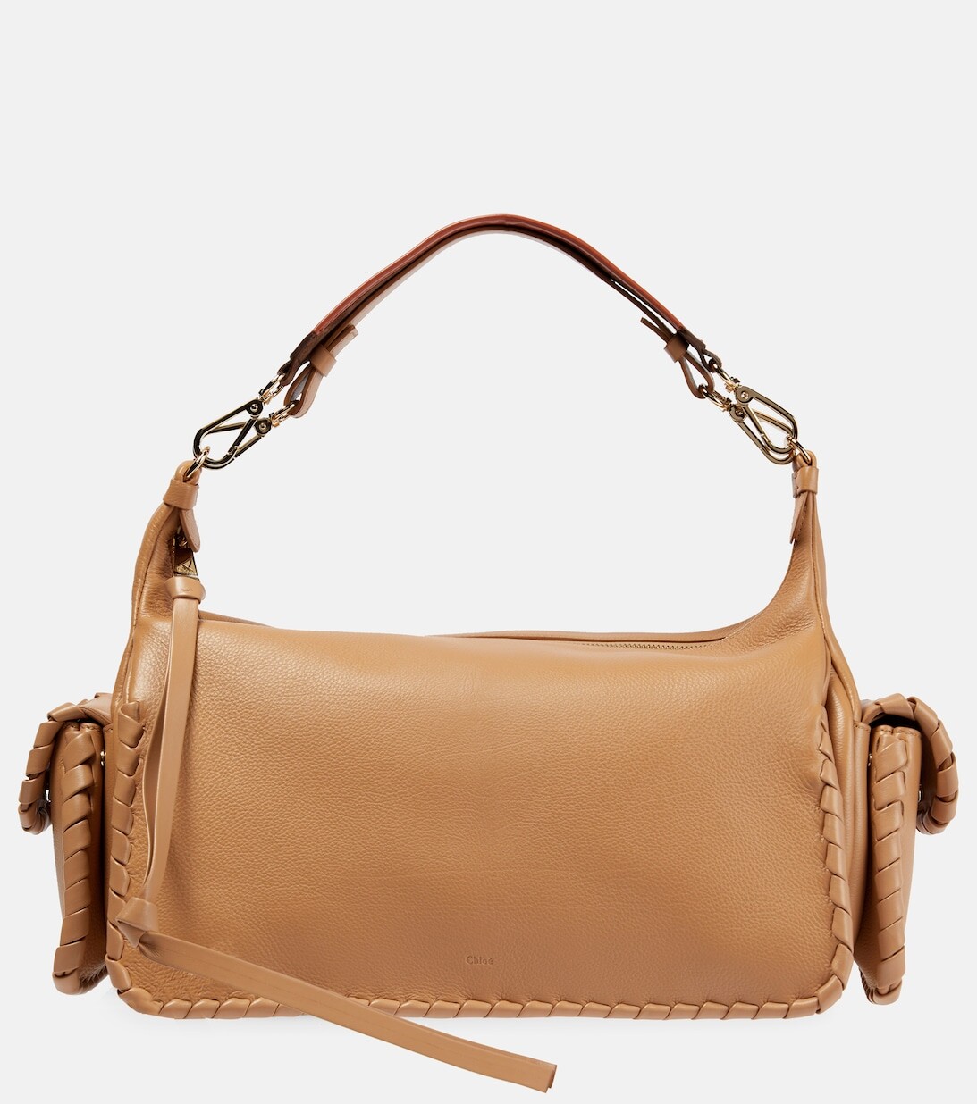 

Маленькая кожаная сумка через плечо Nahir Chloé, бежевый
