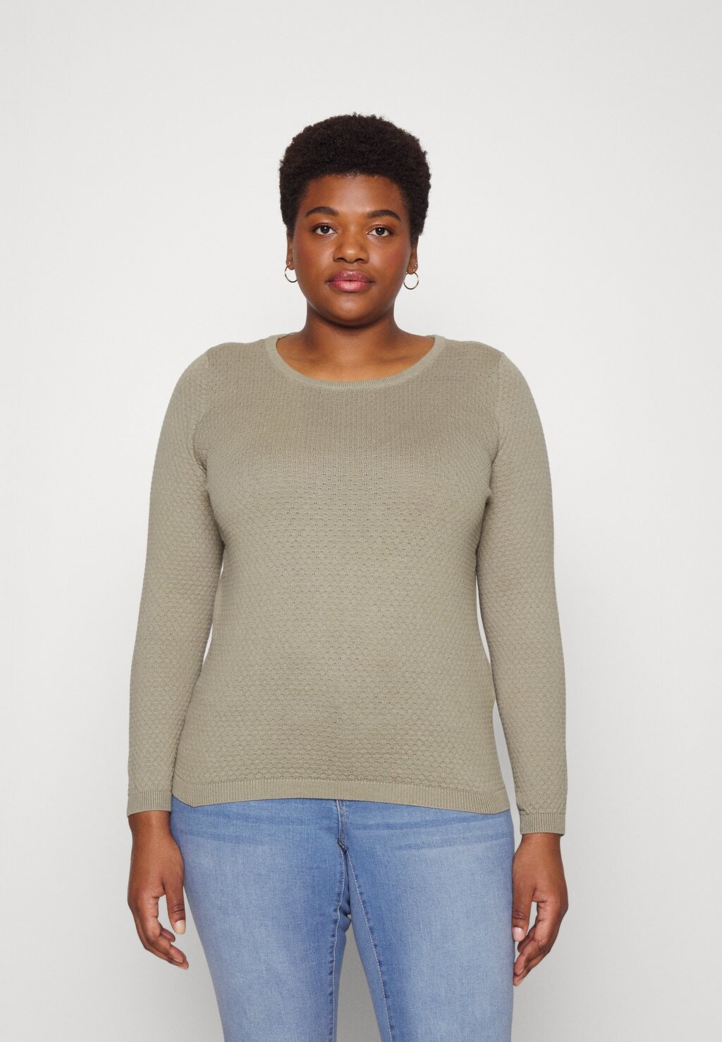 

Свитер Vero Moda Vmcare Structure O Neck, лавровый дуб, Серый
