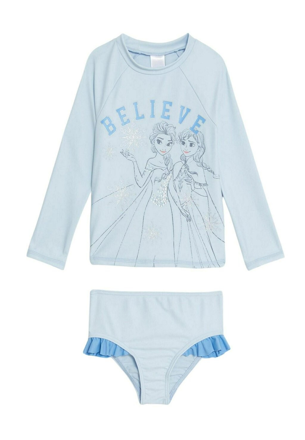 

Бикини 2PC DISNEY FROZEN LONG SLEEVE Marks & Spencer, цвет blue