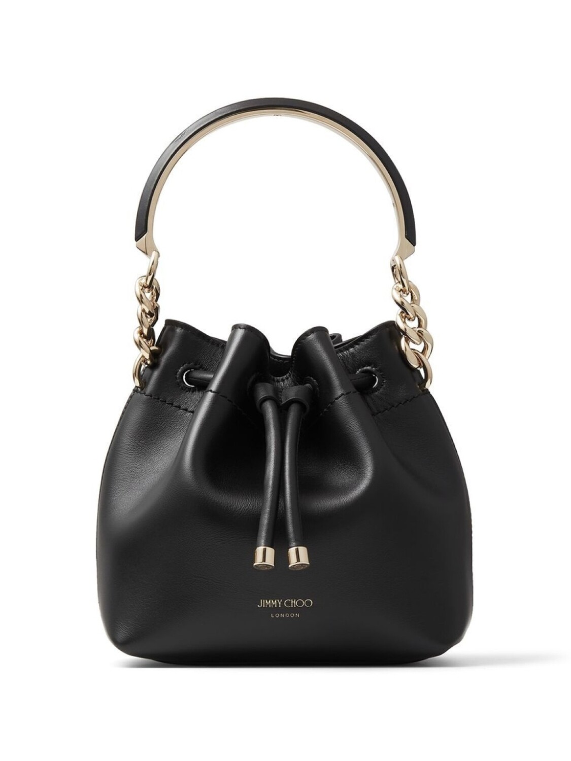 

Jimmy Choo маленькая сумка-ведро Bon Bon, черный