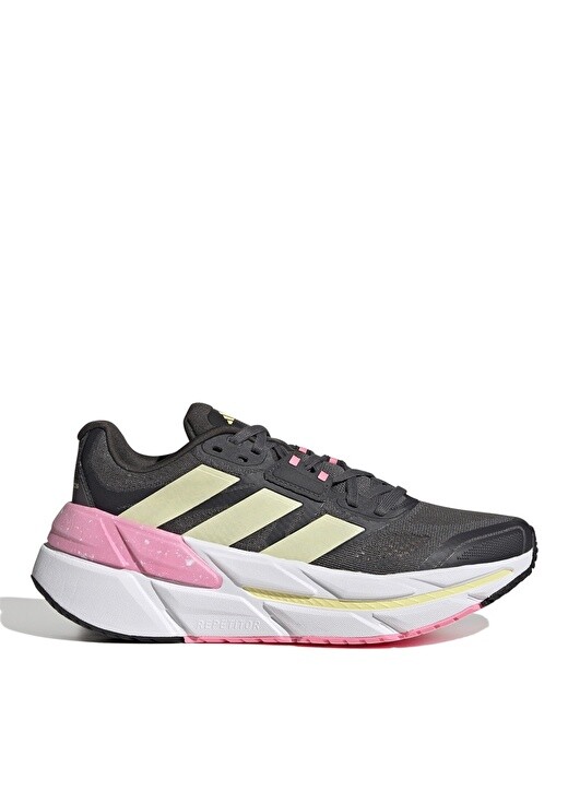 

Серо-желтые женские кроссовки Adidas