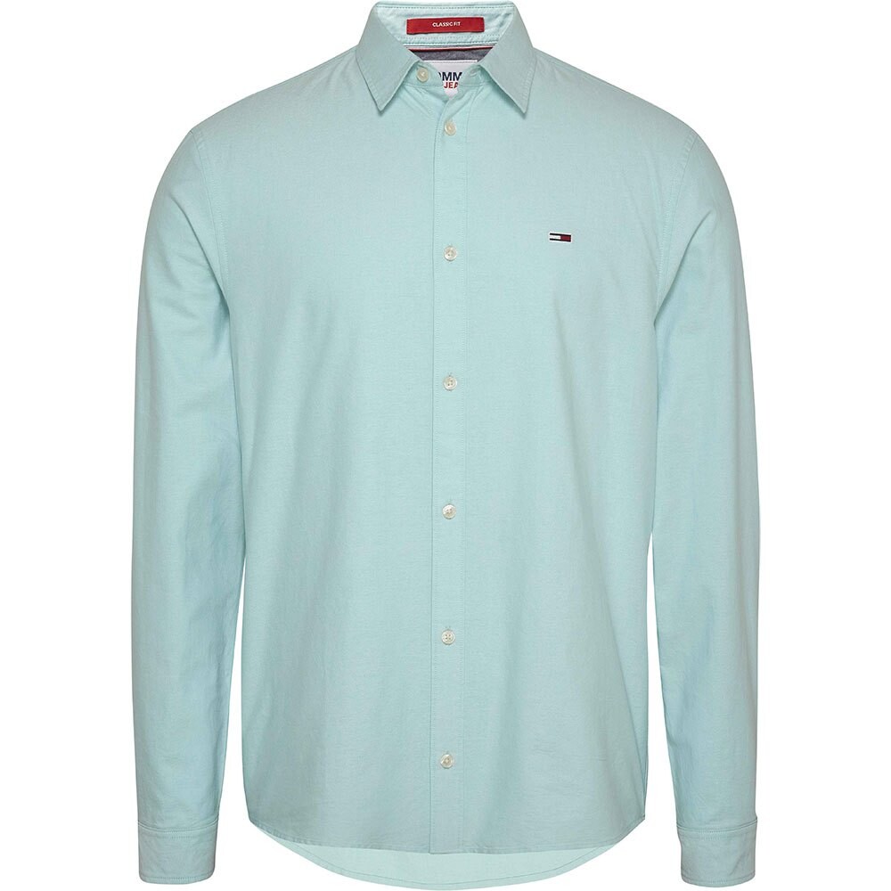 

Рубашка Tommy Jeans Classic Oxford, зеленый