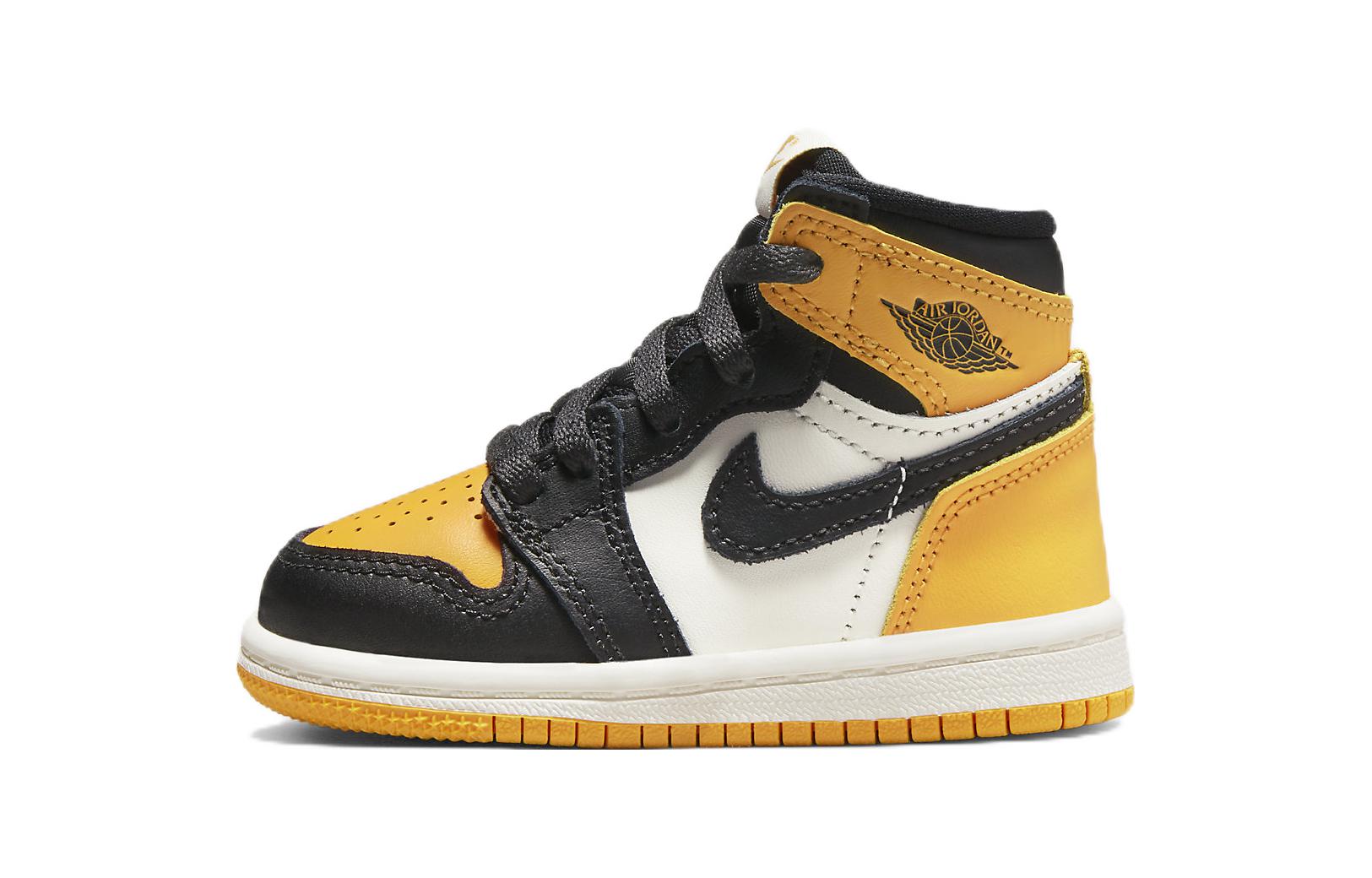 

Баскетбольные кроссовки Nike TD Air Jordan 1 High OG Vintage Taxi