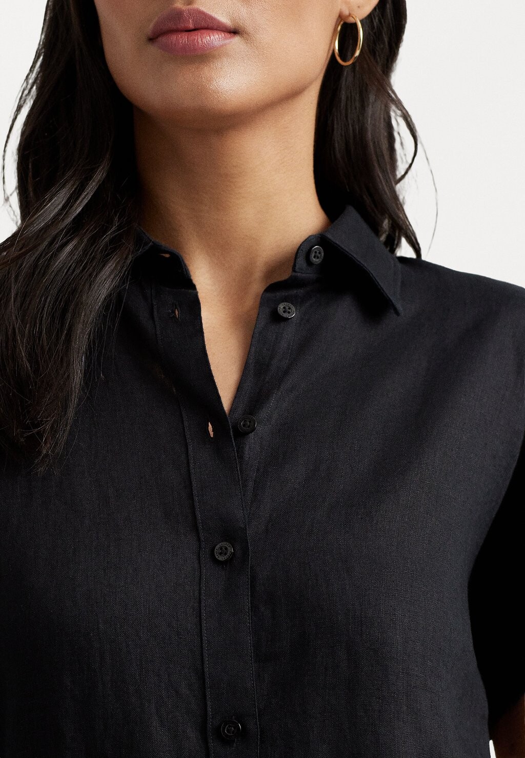 

Рубашка-блузка BROONO SHORT SLEEVE SHIRT Ralph Lauren, черный
