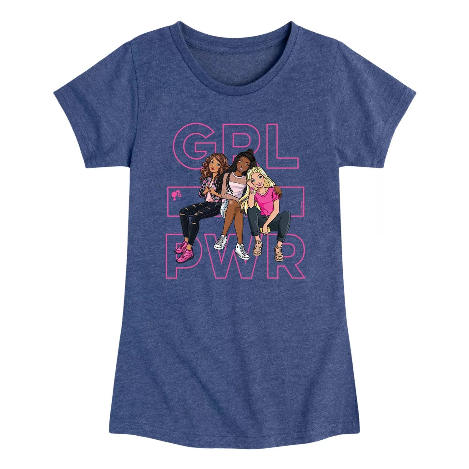 

Футболка с рисунком Barbie Grl Pwr для девочек 7–16 лет Licensed Character