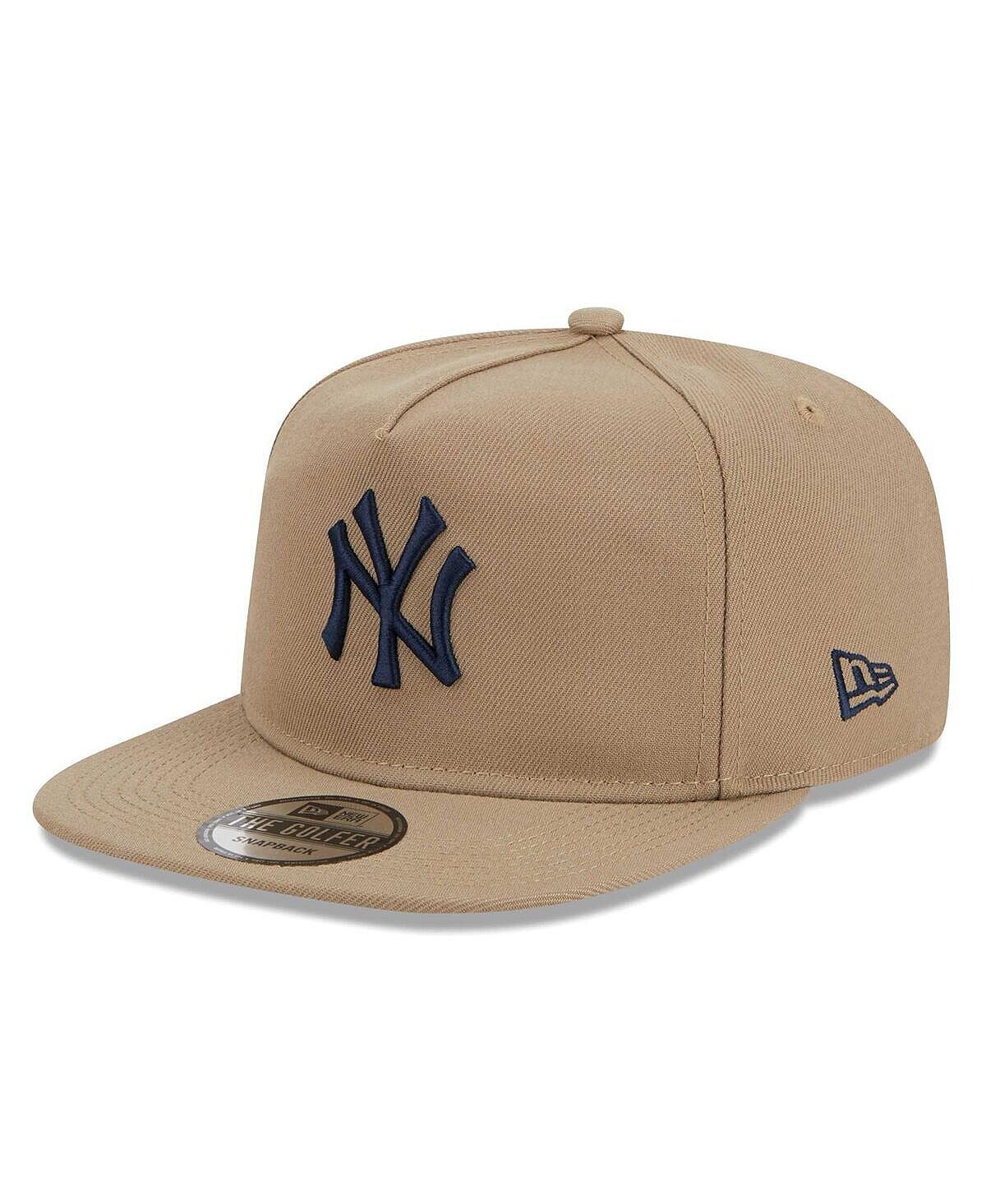 

Мужская регулируемая кепка цвета хаки New York Yankees Golfer New Era