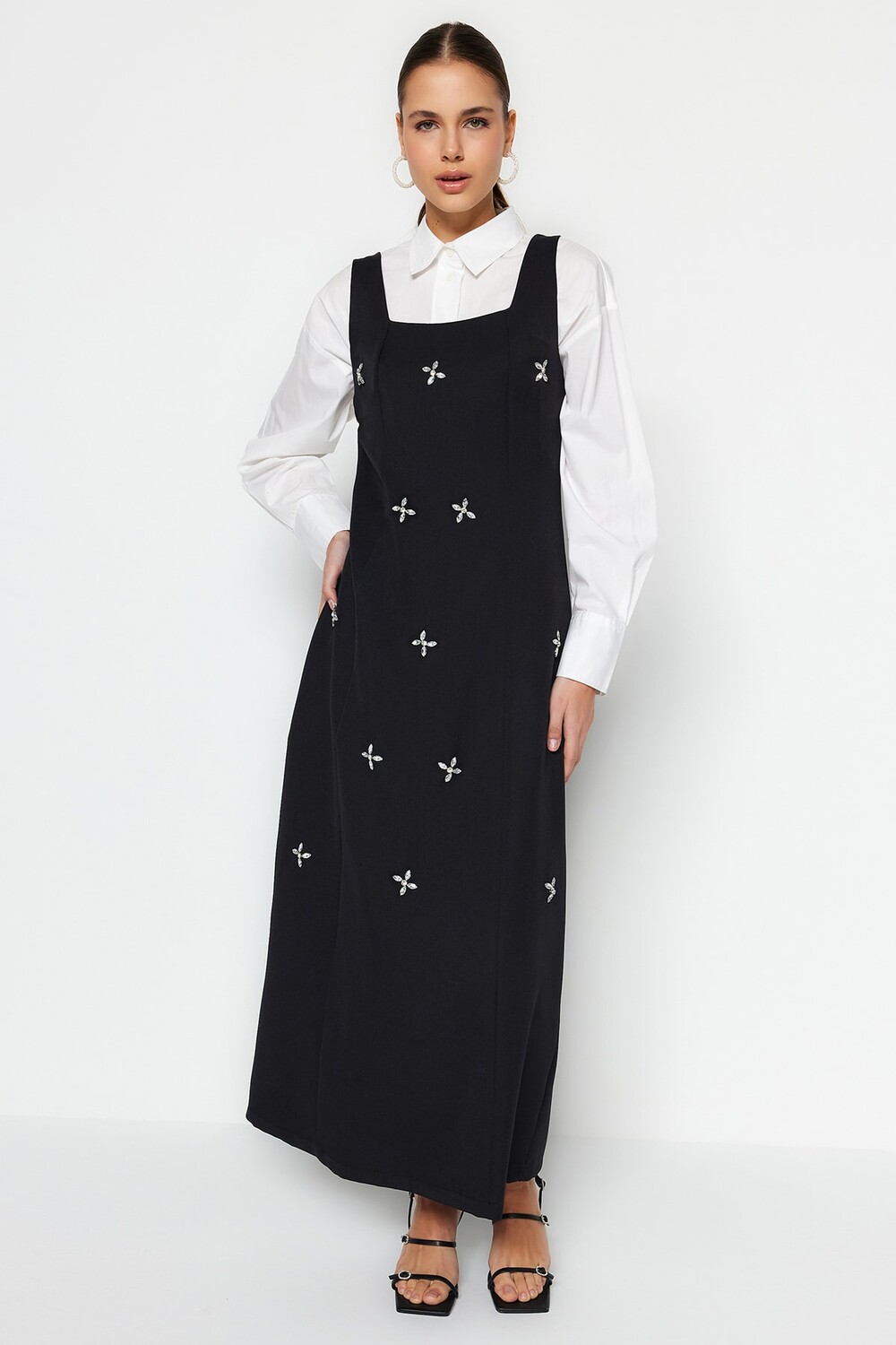 

Платье - Черное - Jile Trendyol Modest, черный