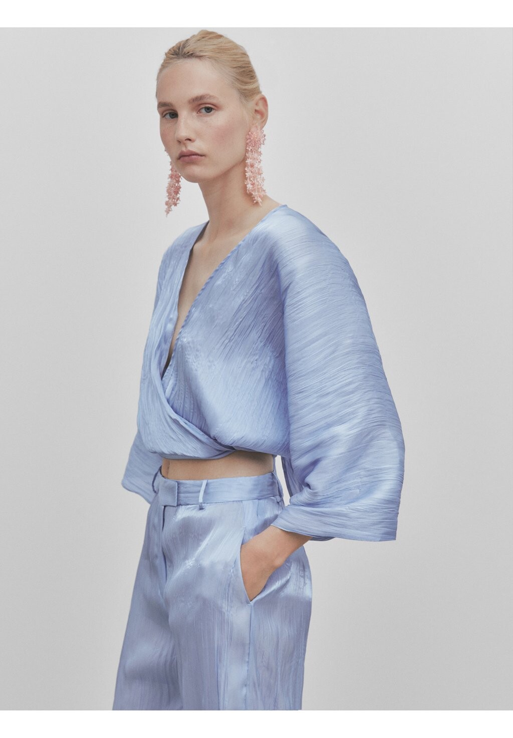 

Блузка Massimo Dutti, синий