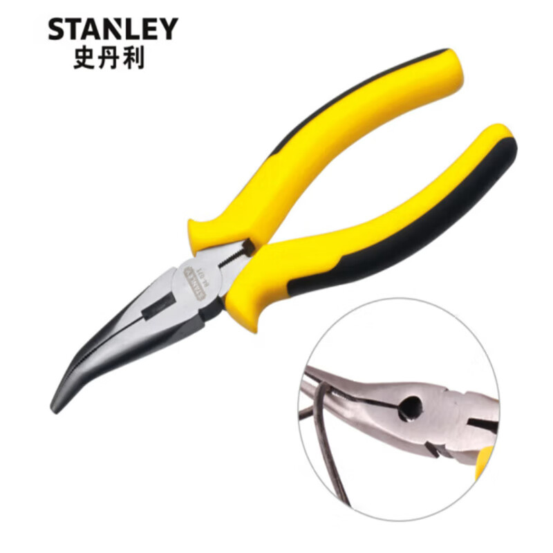 Плоскогубцы Stanley с изогнутыми носиками, наконечник 8 дюймов STHT84072-8-23