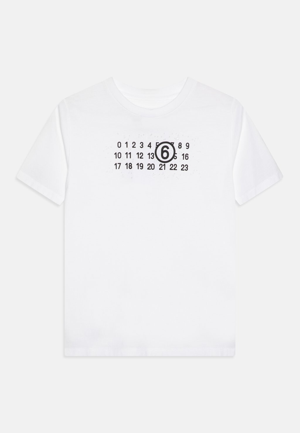 

Футболка с принтом Unisex MM6 Maison Margiela, белый