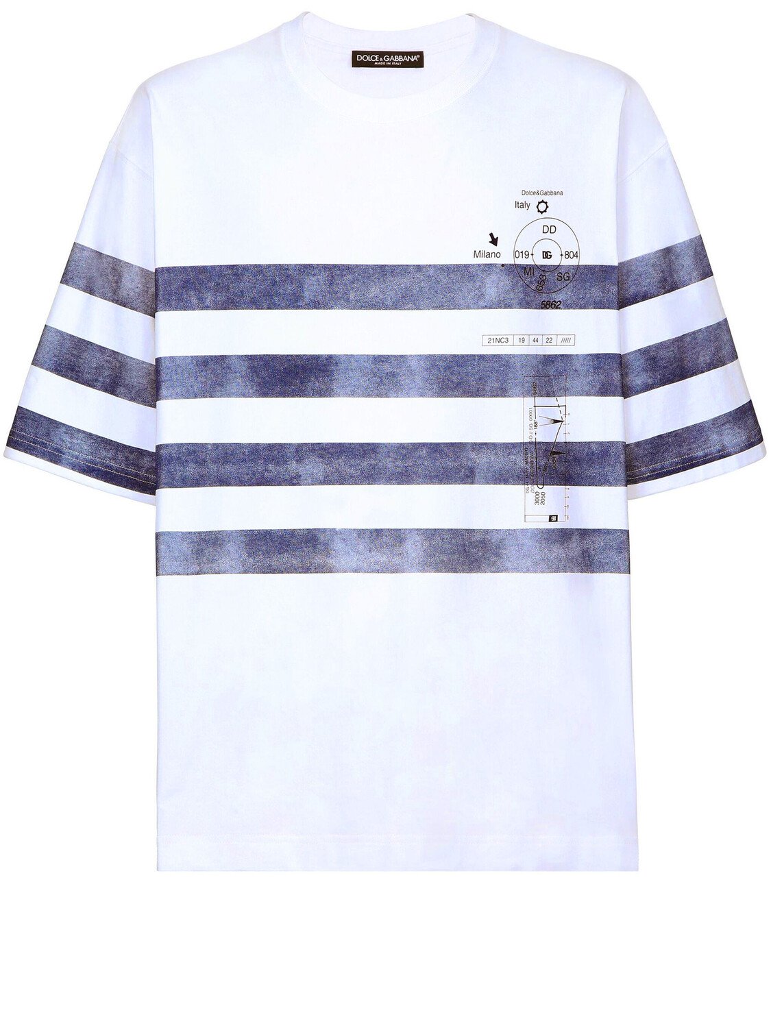 

Футболка Dolce&Gabbana Marina print, белый