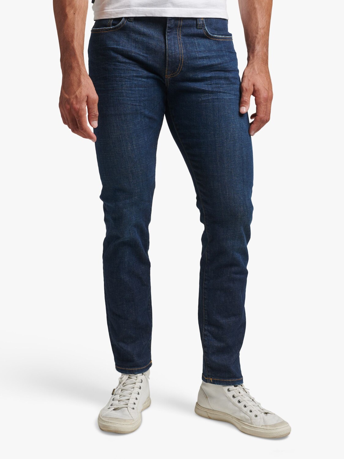 

Узкие джинсы Superdry из органического хлопка, темные чернила Rutgers