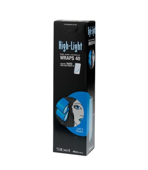 

Листы для мелирования, 10х40 см, 1000 шт. Sibel, High-Light Wraps