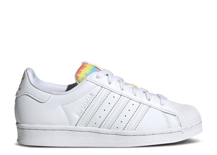 

Кроссовки Adidas SUPERSTAR BIG KID 'WHITE COLOR POP', белый